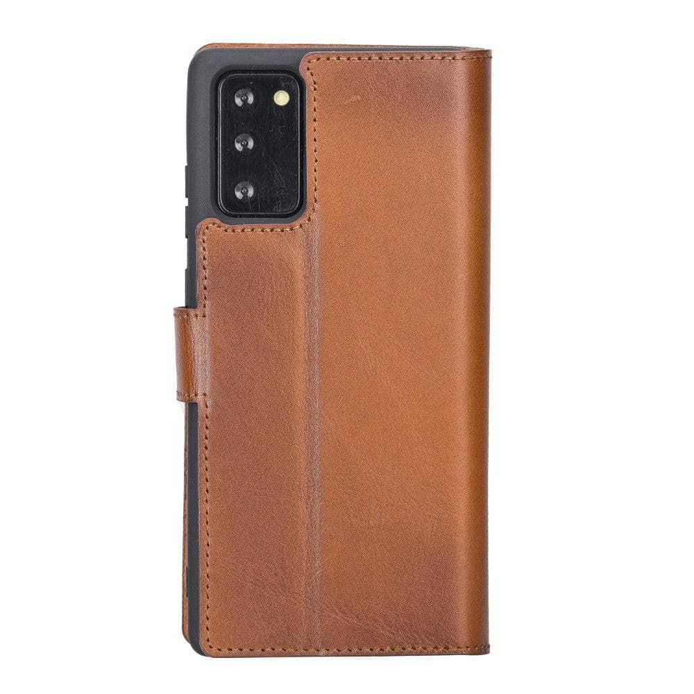 Samsung Galaxy Note 20 Series Genuine Leather Non-Detachable Wallet Case