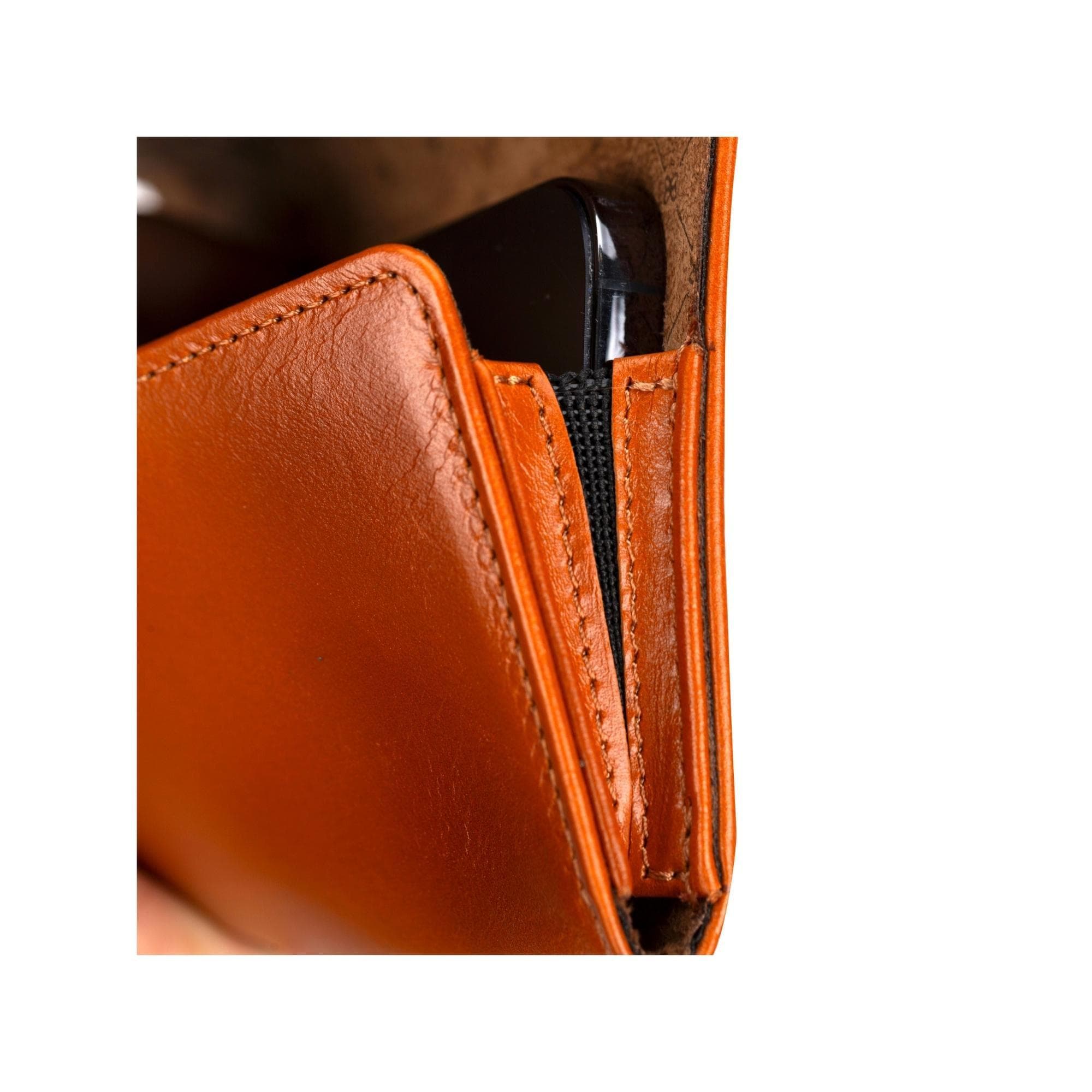 Titan Universal Clutch Waist Belt Attachable Leather Case for Mobile Phones (6.1"/6.8")