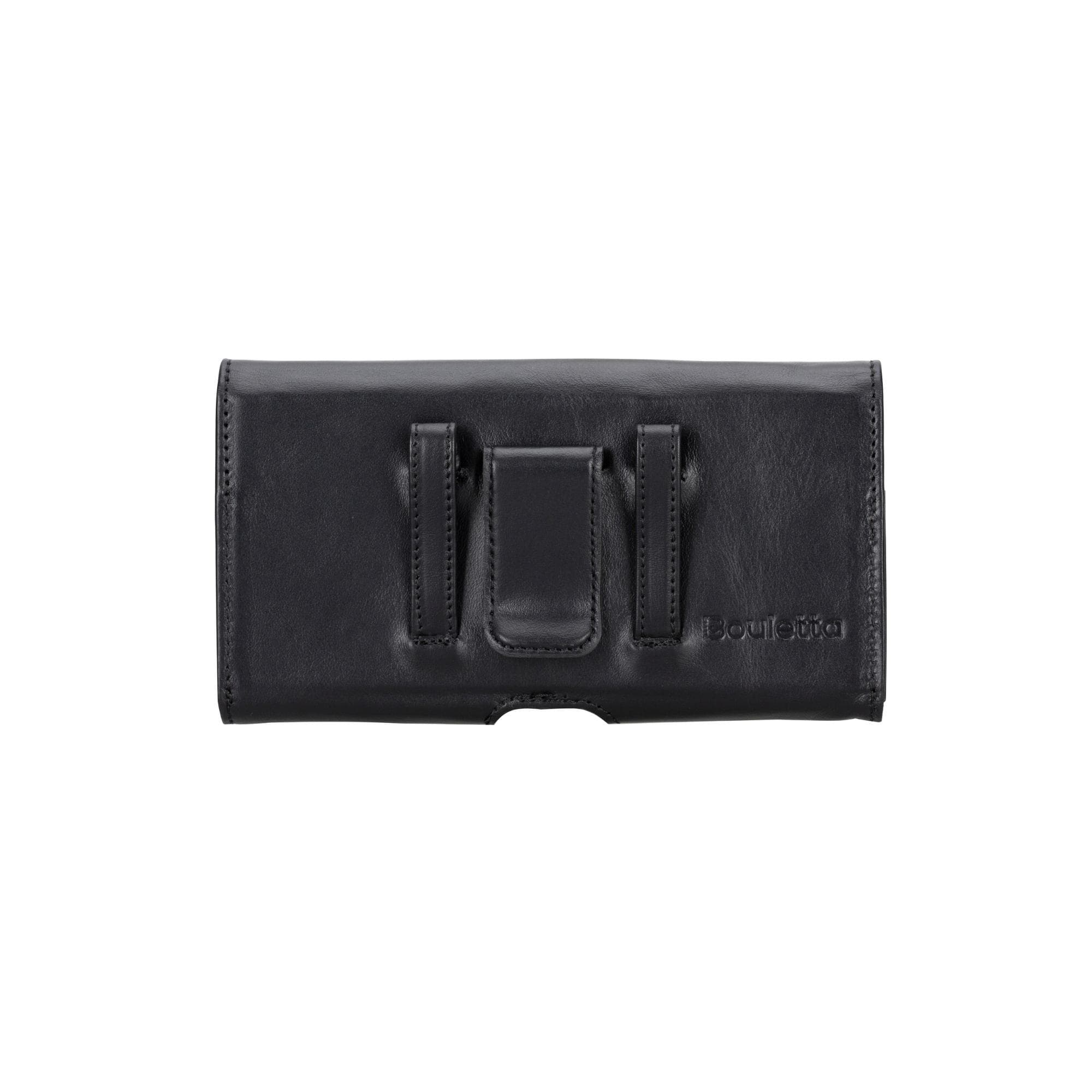 Titan Universal Clutch Waist Belt Attachable Leather Case for Mobile Phones (6.1"/6.8")