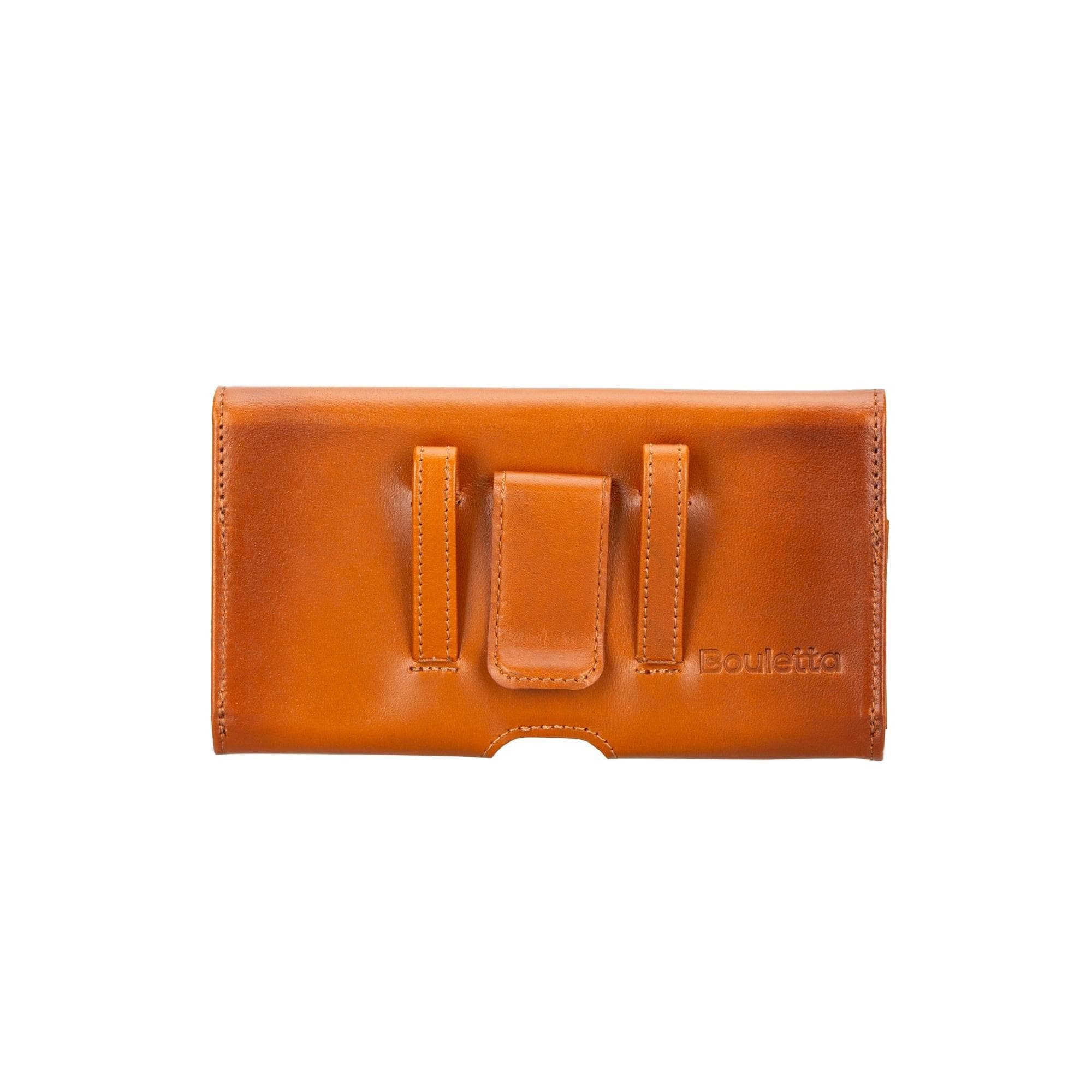 Titan Universal Clutch Waist Belt Attachable Leather Case for Mobile Phones (6.1"/6.8")