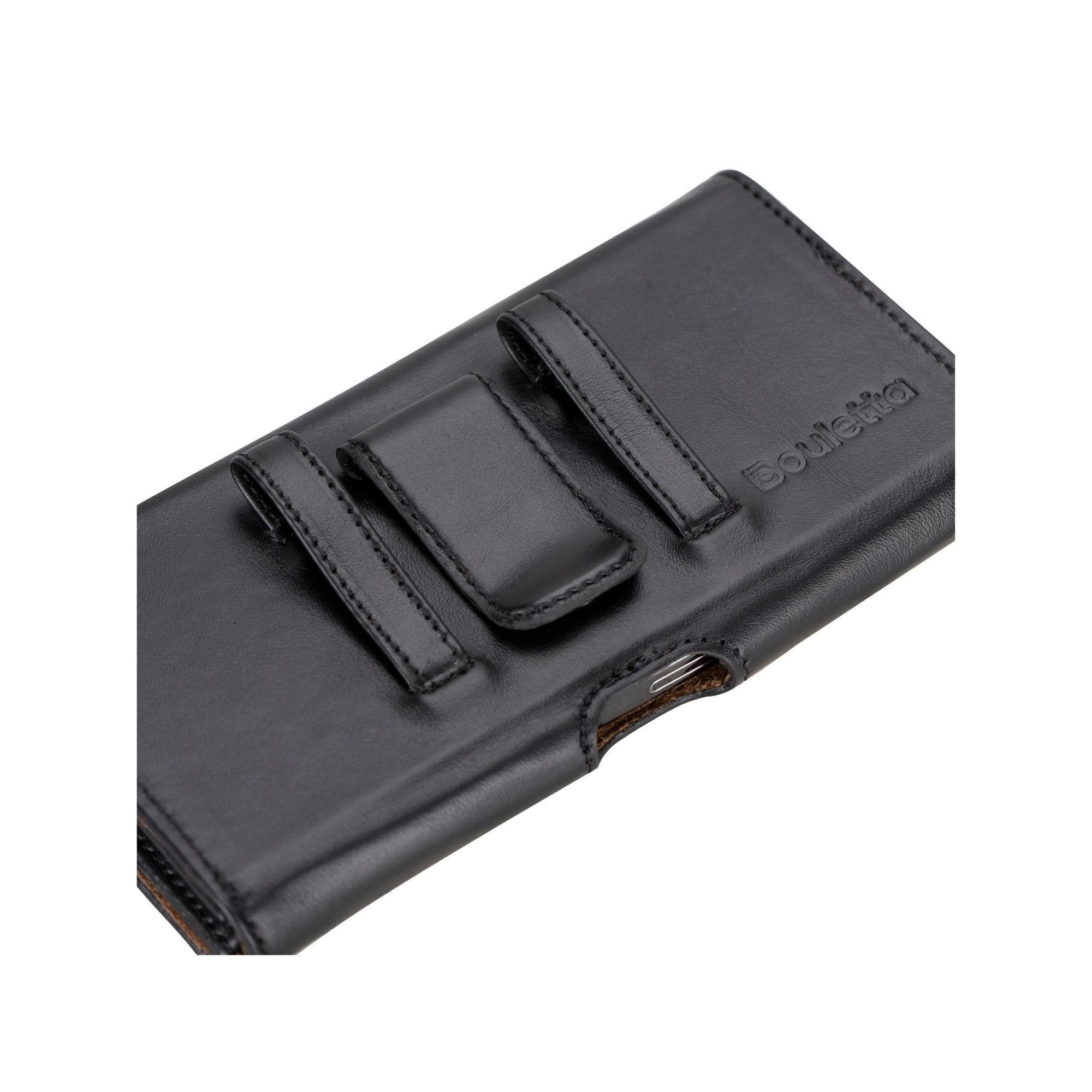 Titan Universal Clutch Waist Belt Attachable Leather Case for Mobile Phones (6.1"/6.8")