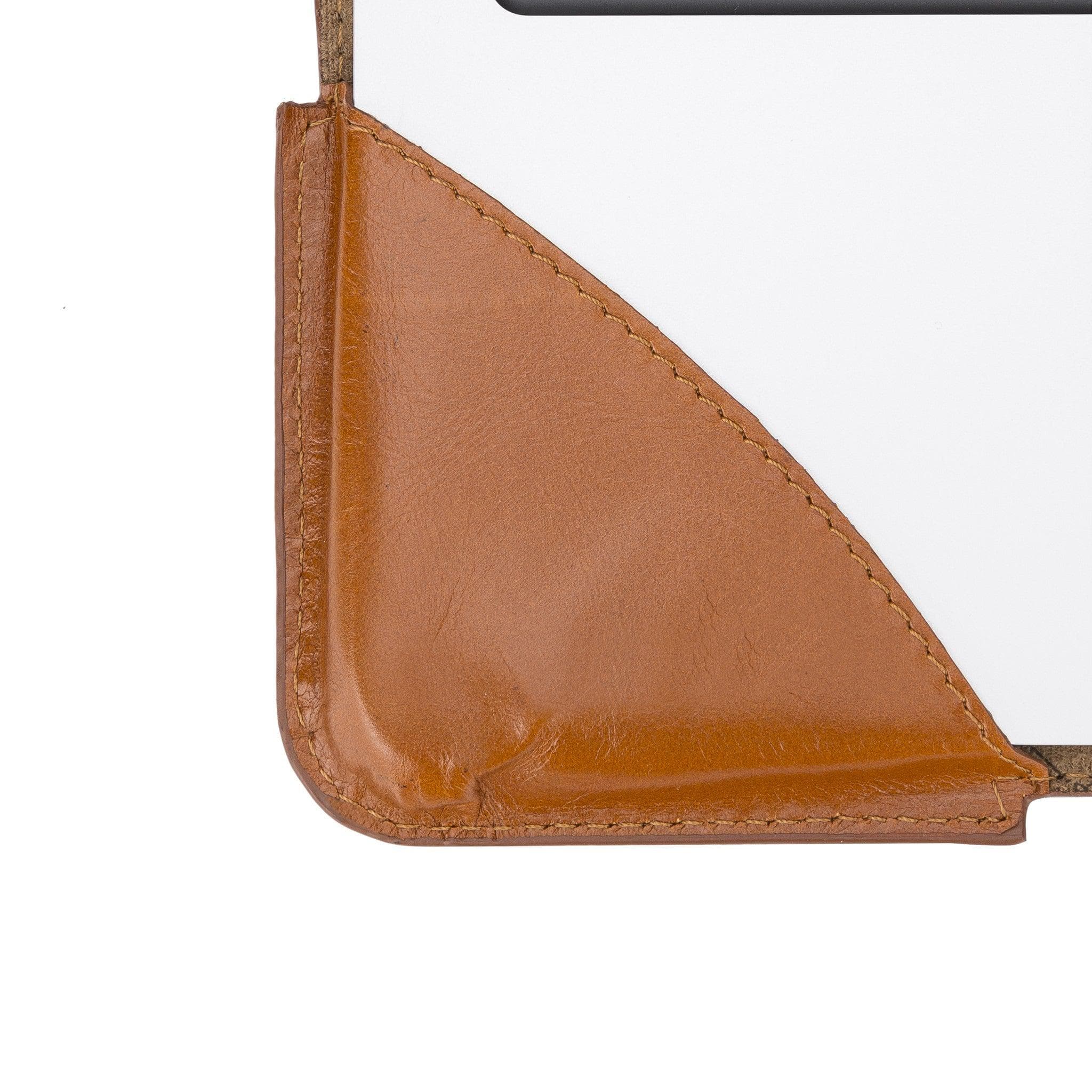 Housse en cuir véritable Chester pour Apple MacBook/ordinateurs portables de 13,3" à 16,2"