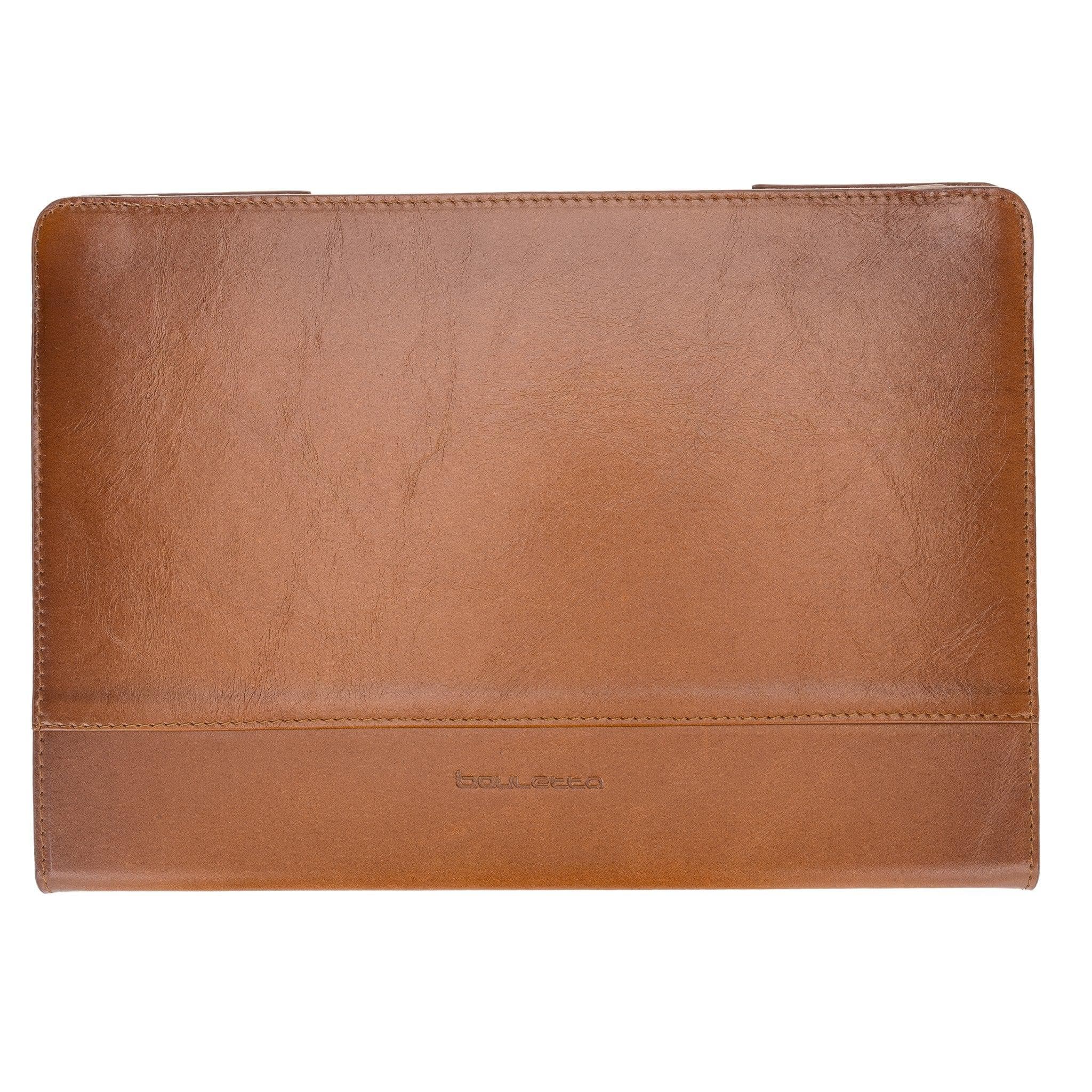 Housse en cuir véritable Chester pour Apple MacBook/ordinateurs portables de 13,3" à 16,2"