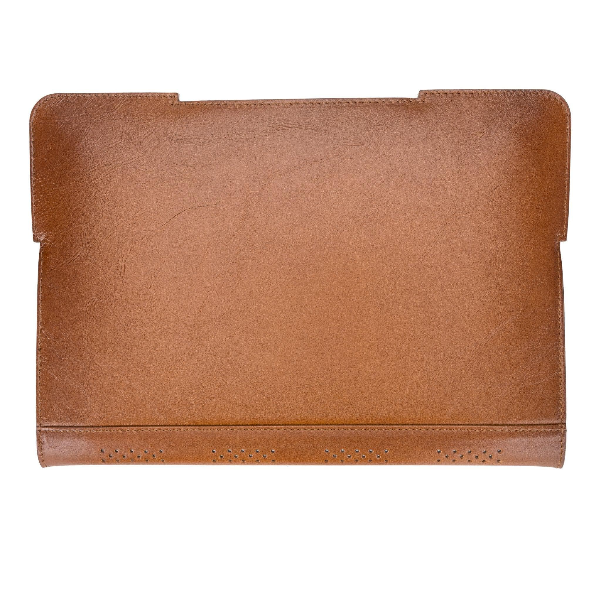 Housse en cuir véritable Chester pour Apple MacBook/ordinateurs portables de 13,3" à 16,2"