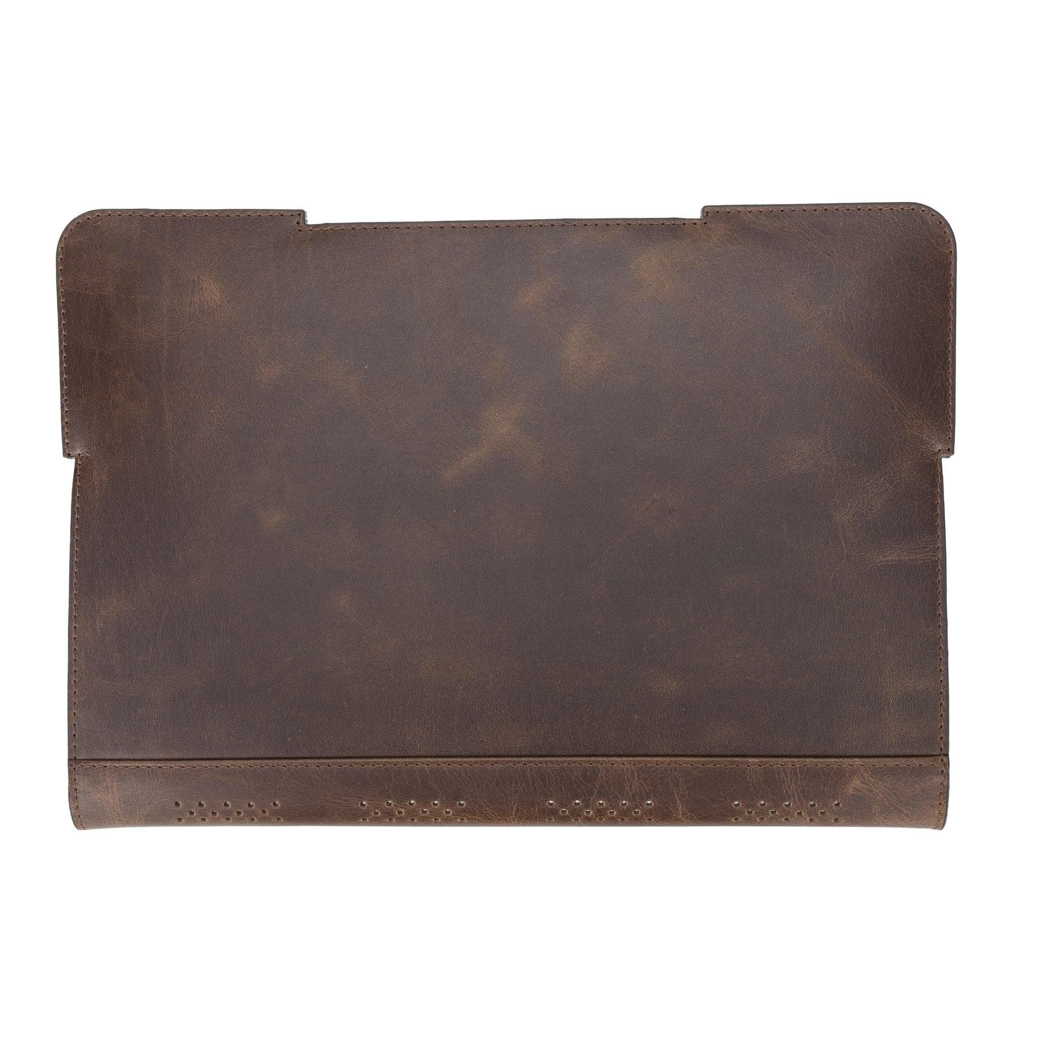 Housse en cuir véritable Chester pour Apple MacBook/ordinateurs portables de 13,3" à 16,2"