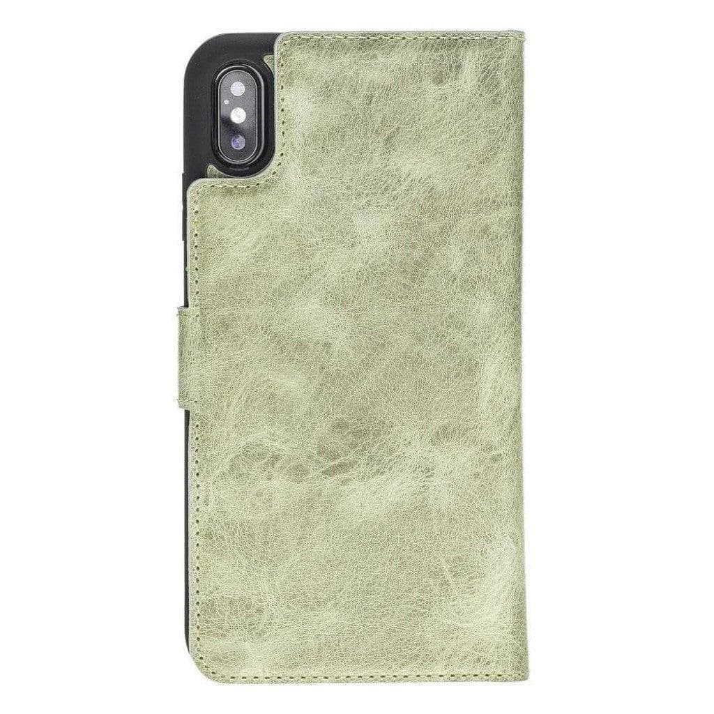 iPhone X Series Genuine Leather Detachable Magic Wallet Case