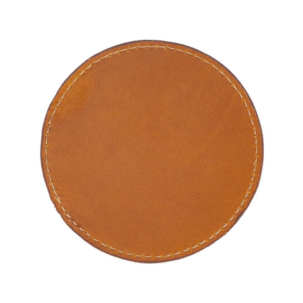 Divine Genuine Leather Cup Coaster Set
