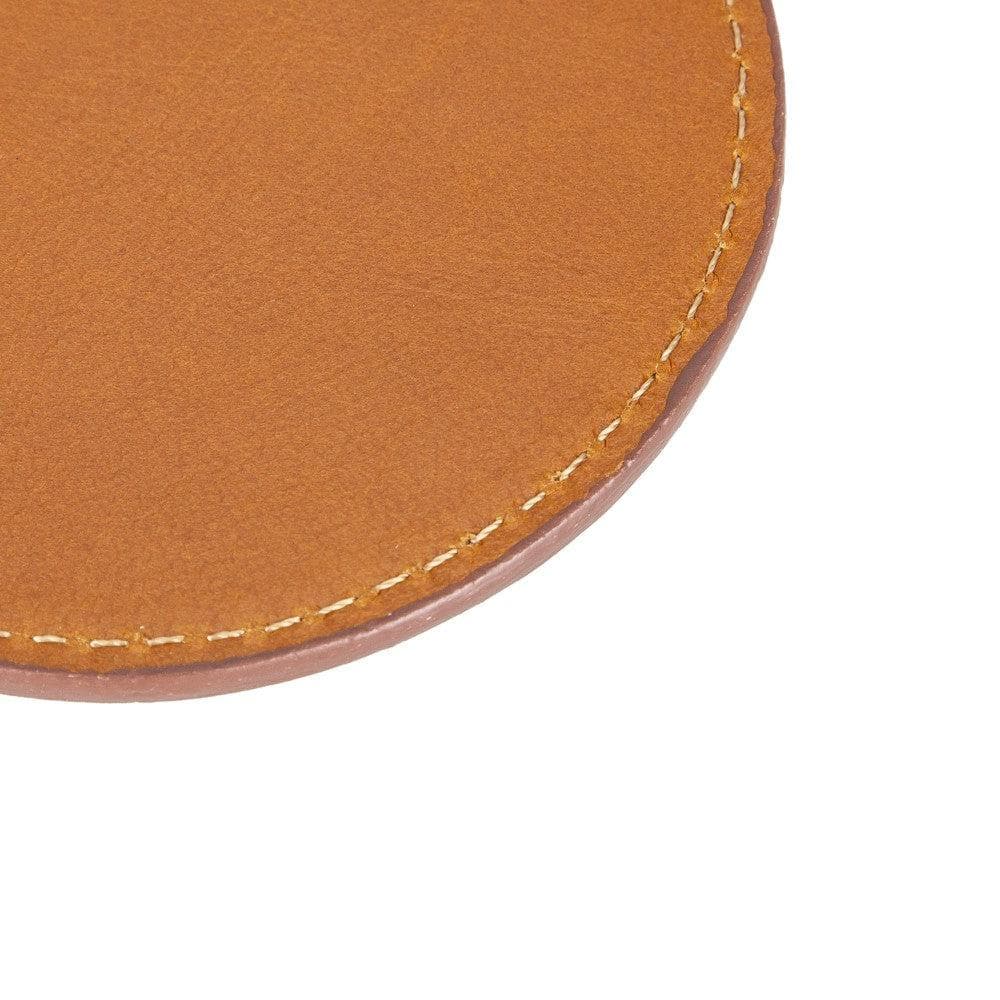 Divine Genuine Leather Cup Coaster Set