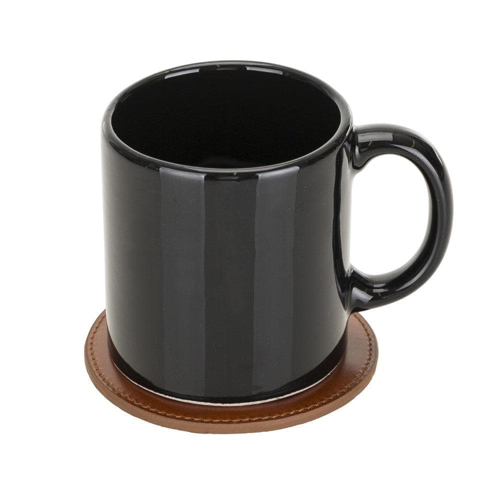 Divine Genuine Leather Cup Coaster Set