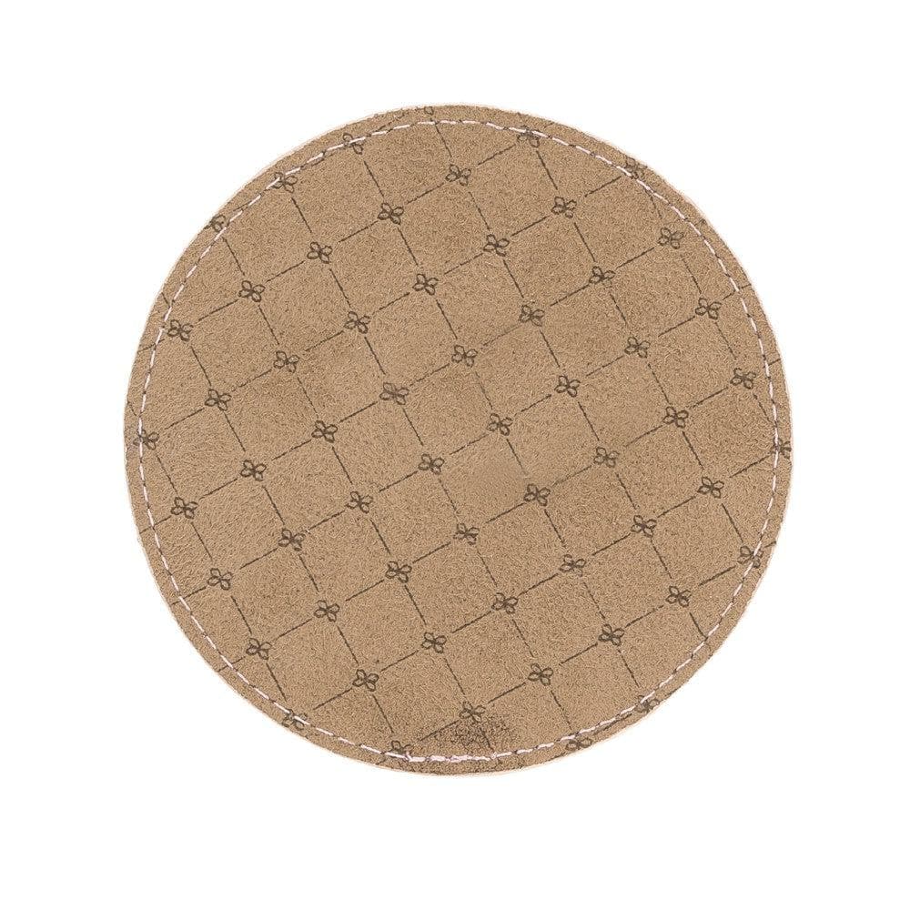 Divine Genuine Leather Cup Coaster Set