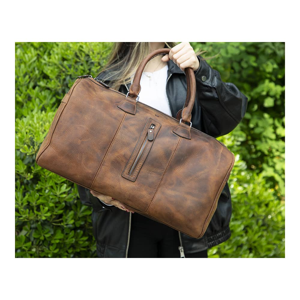 Dolly Men / Women Genuine Leather Sports / Travel Bags