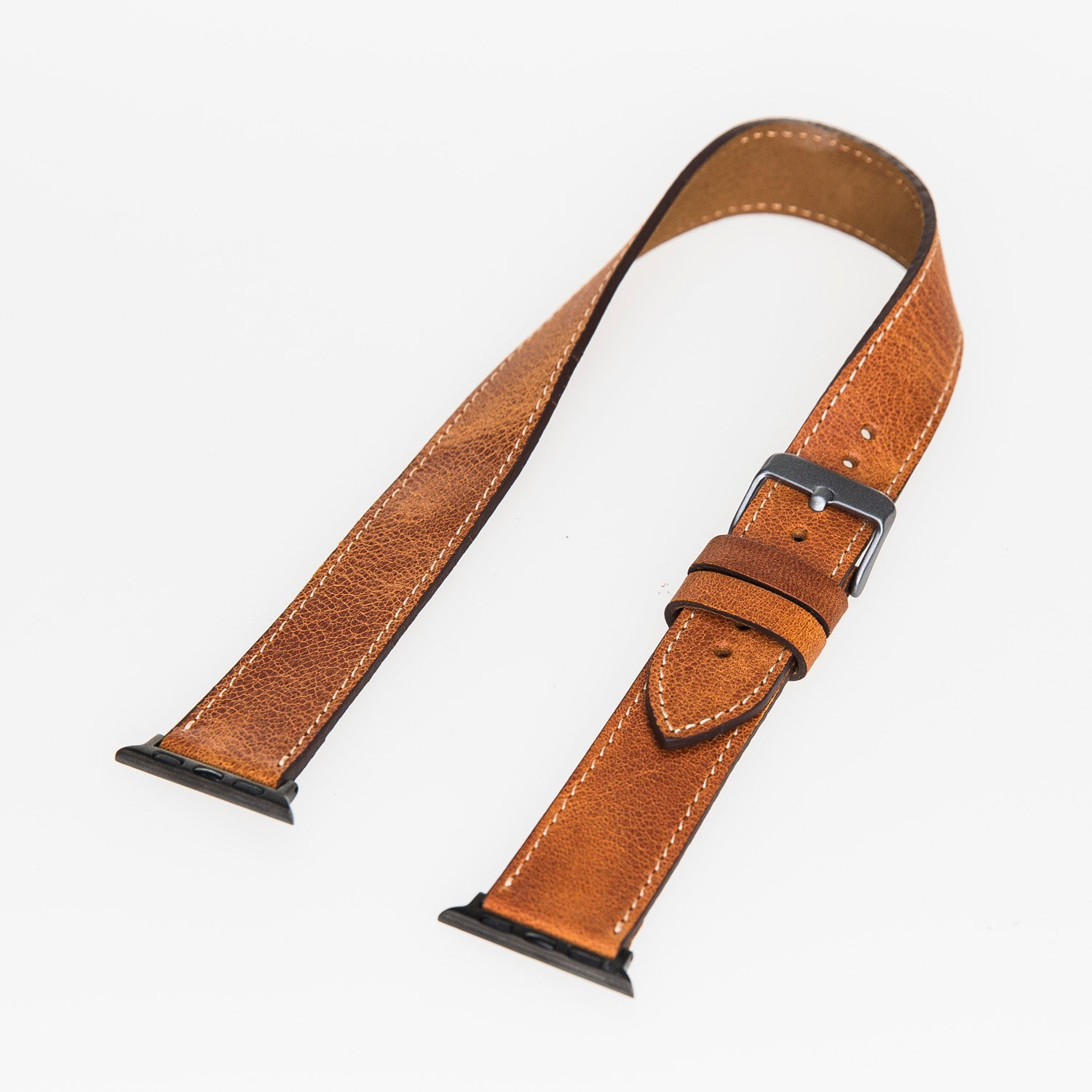 Bracelet de montre Hector en cuir véritable pour Apple iWatch