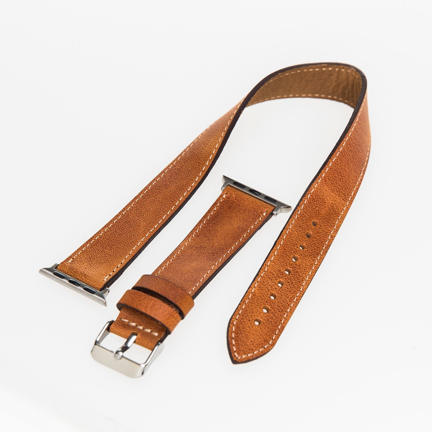Bracelet de montre Hector en cuir véritable pour Apple iWatch
