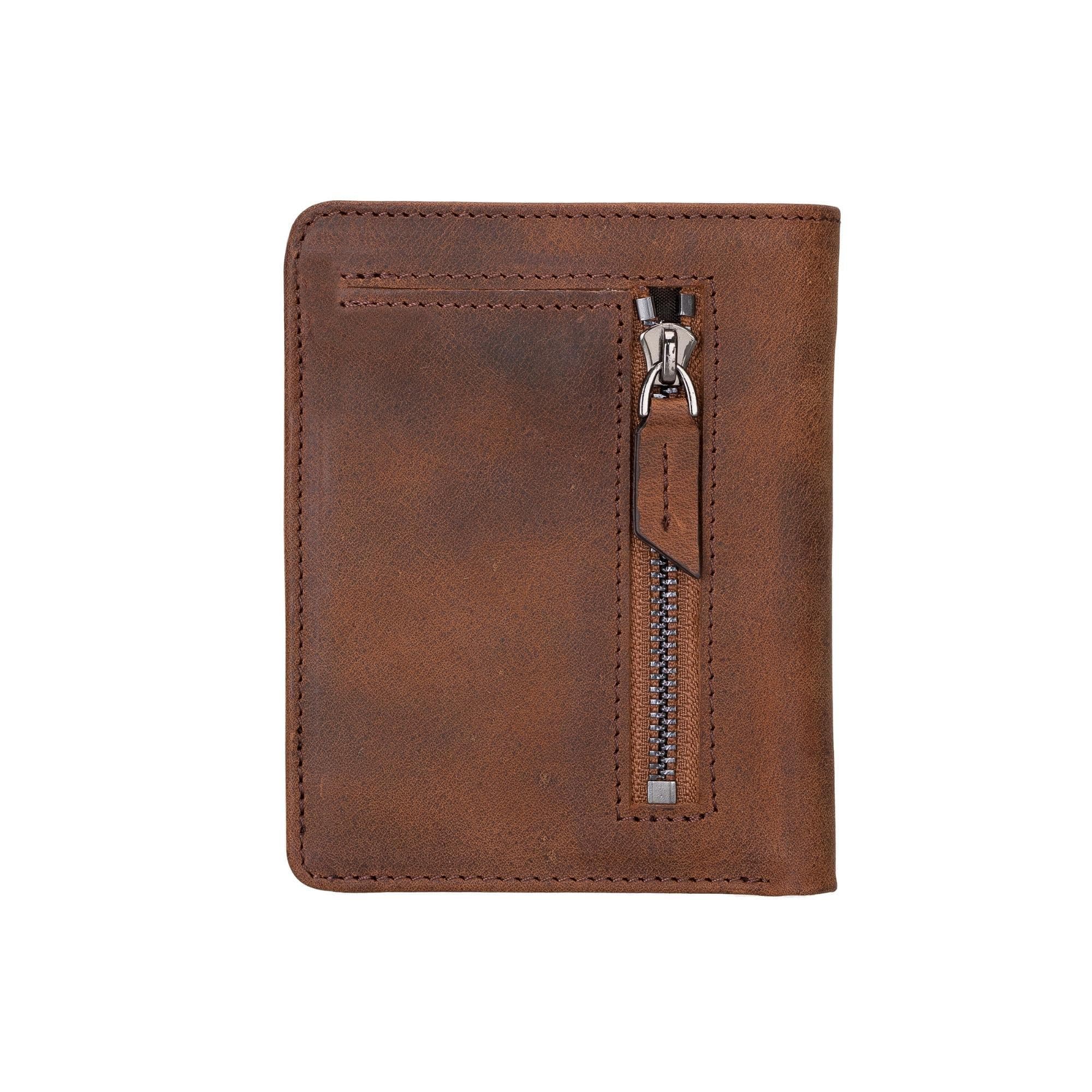 Portefeuille pour homme en cuir véritable Fabio