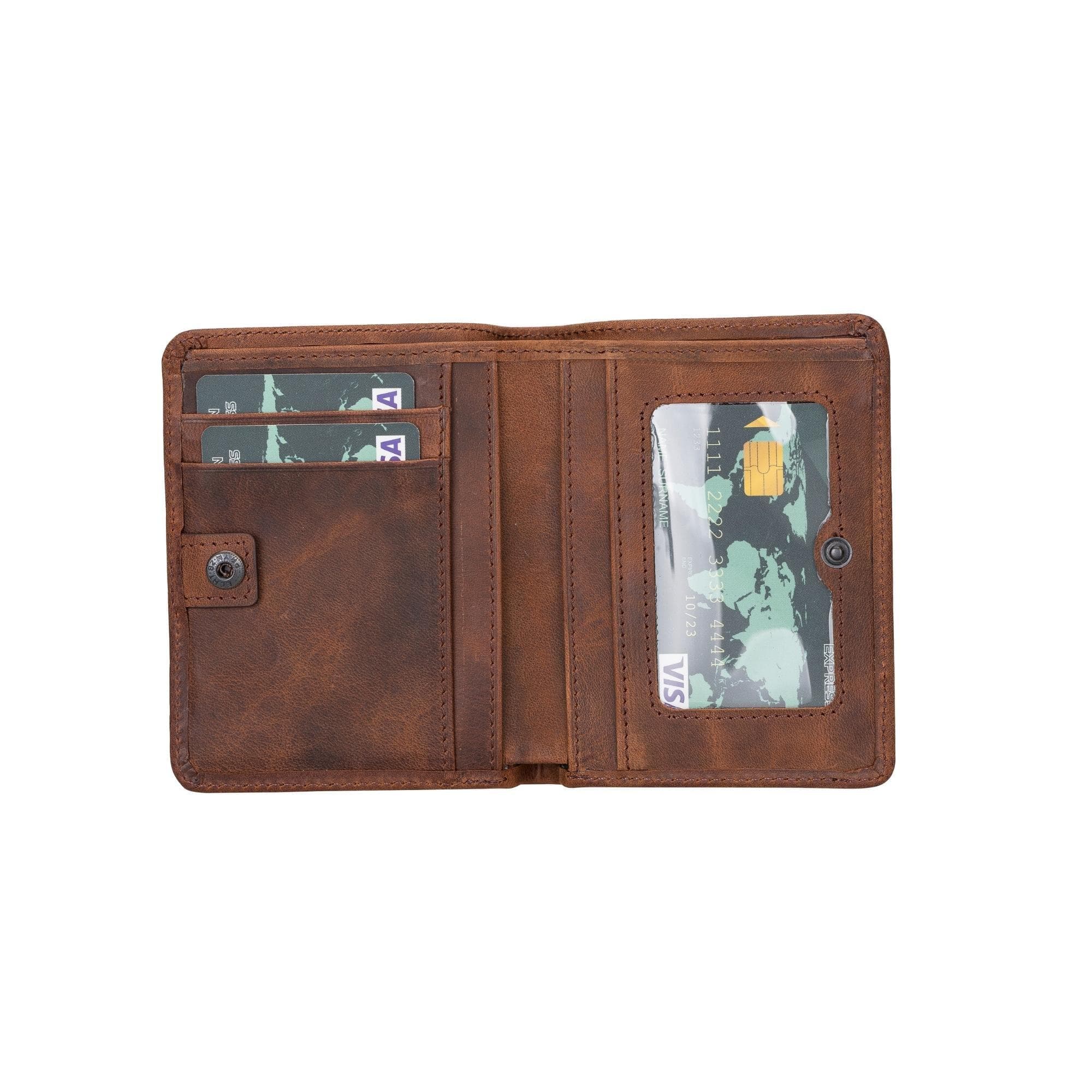 Portefeuille pour homme en cuir véritable Fabio