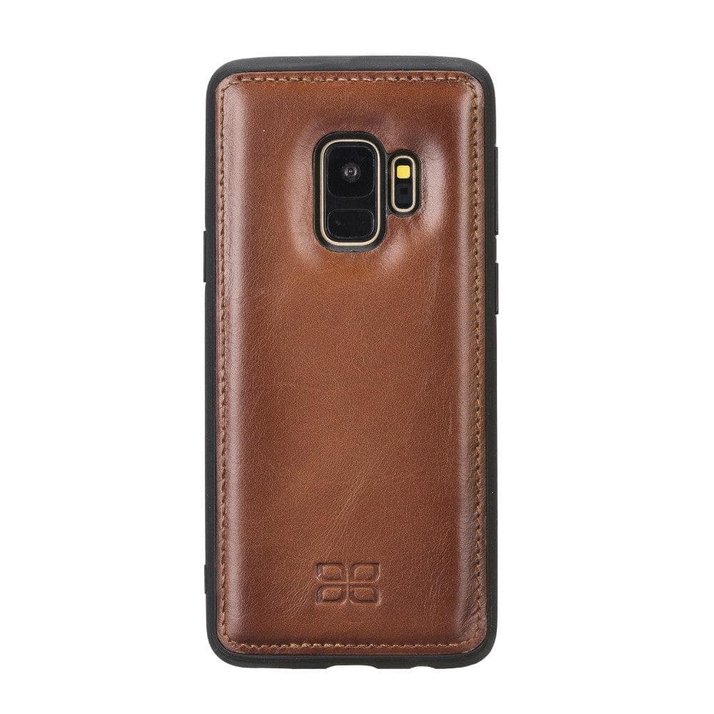 Samsung Galaxy S9 Series Genuine Leather Flexible Back Cover Case