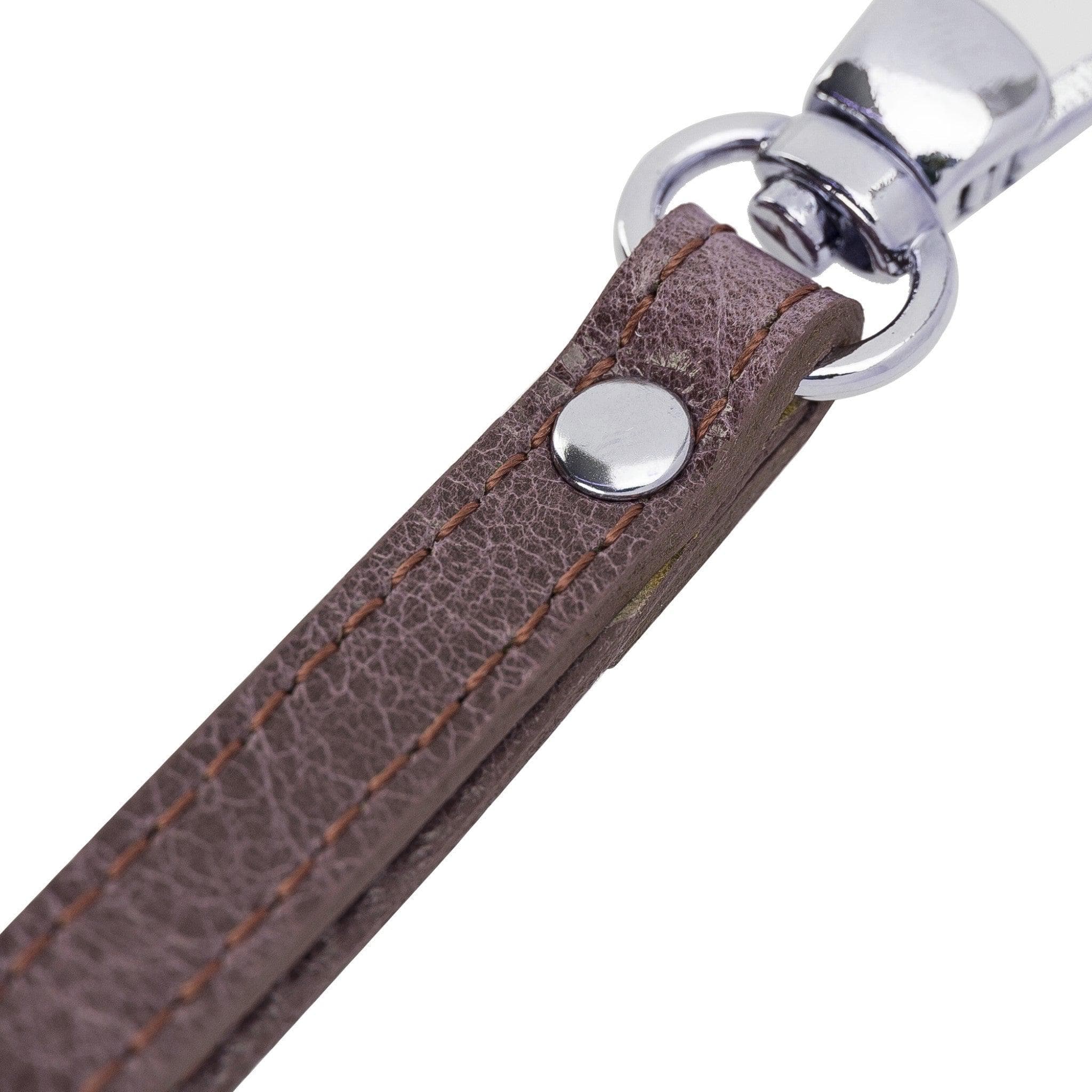 iPhone 11 Series Genuine Leather Back Cover with Hand Strap and Card Holder