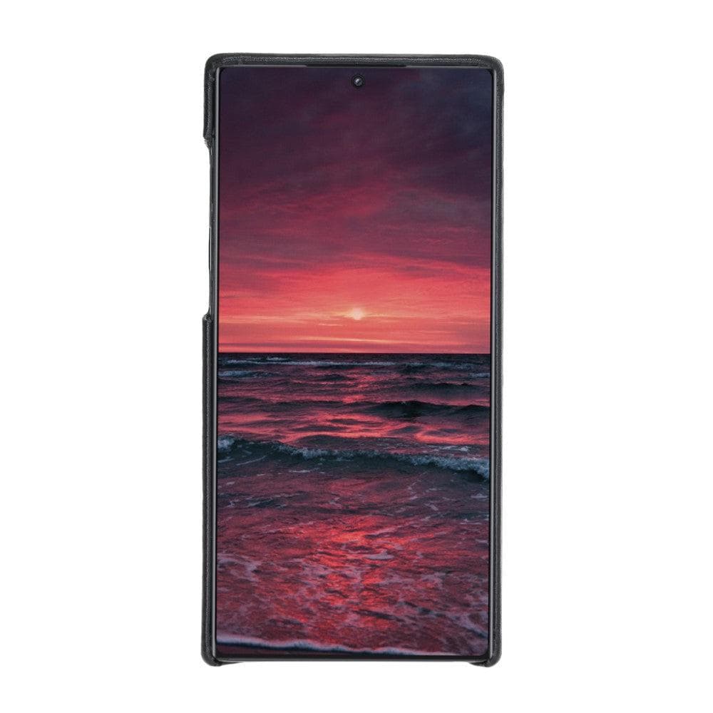 Coque arrière intégrale en cuir véritable pour Samsung Galaxy Note 10 (F360)