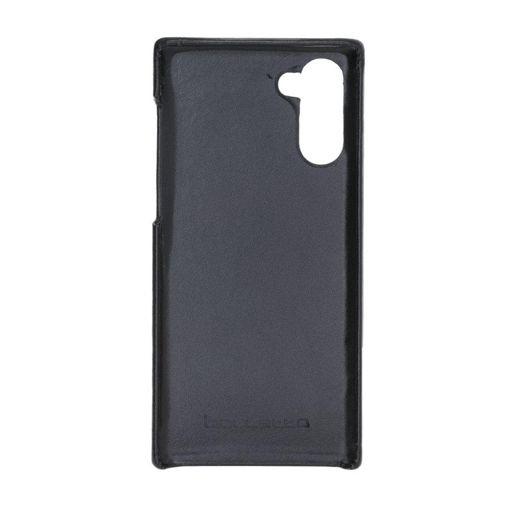 Coque arrière intégrale en cuir véritable pour Samsung Galaxy Note 10 (F360)