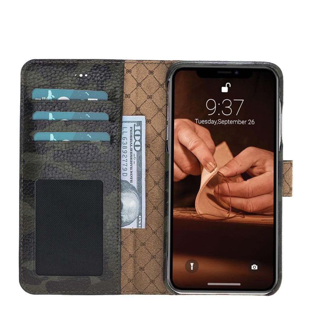 iPhone X Series Genuine Leather F360 Magic Wallet Detachable Wallet Case