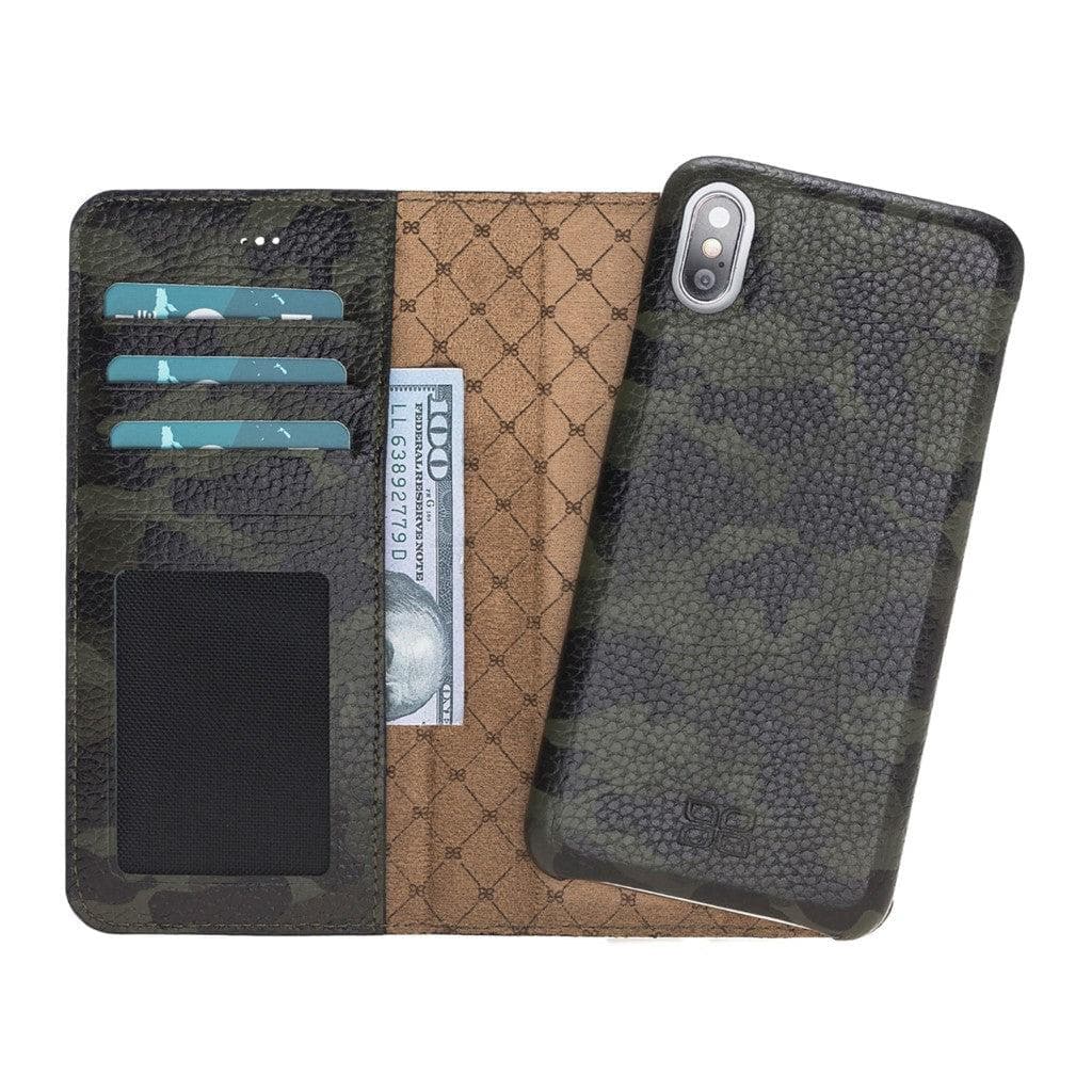 iPhone X Series Genuine Leather F360 Magic Wallet Detachable Wallet Case
