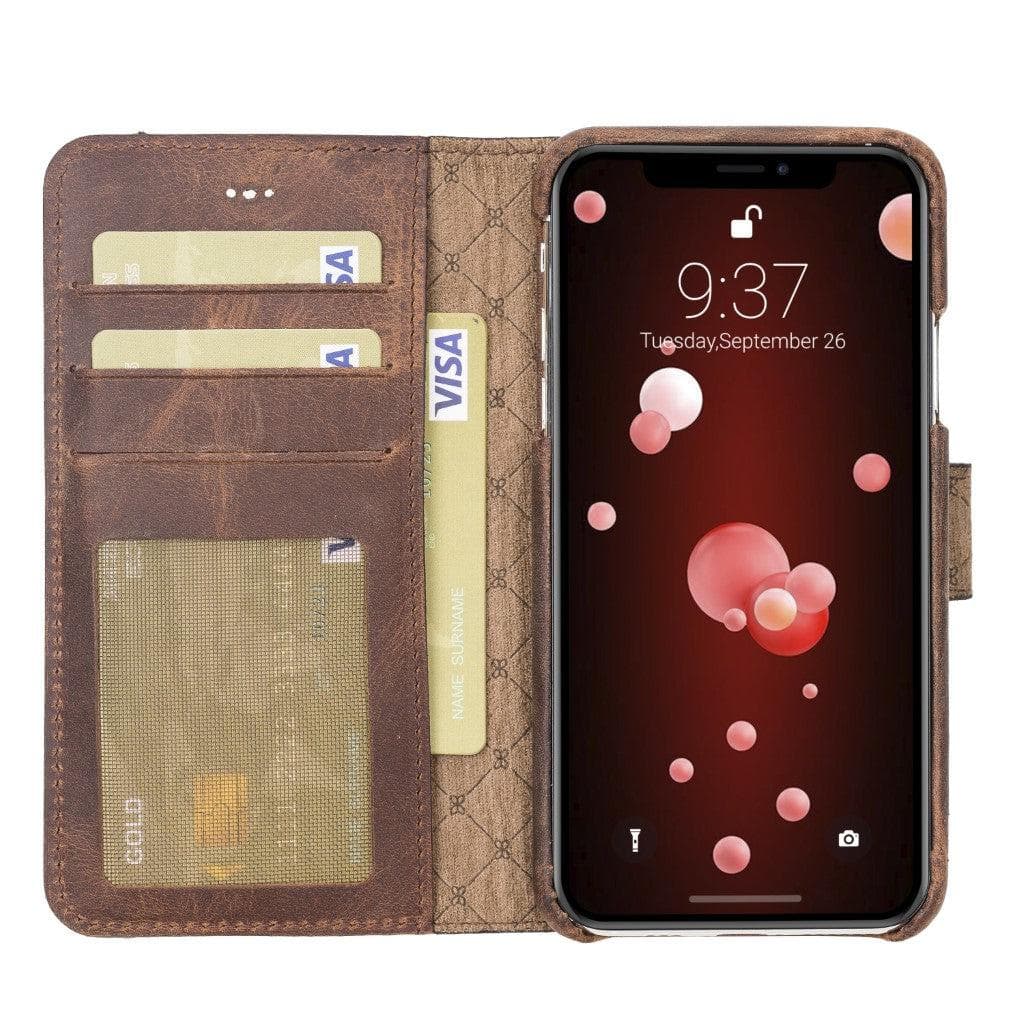 iPhone X Series Genuine Leather F360 Magic Wallet Detachable Wallet Case