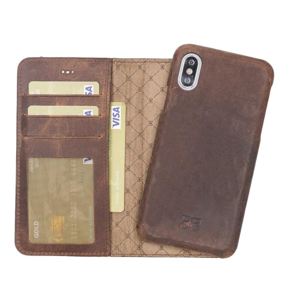 iPhone X Series Genuine Leather F360 Magic Wallet Detachable Wallet Case