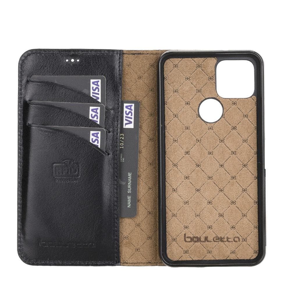 Google Pixel 5 Genuine Leather Magic Detachable Wallet Case