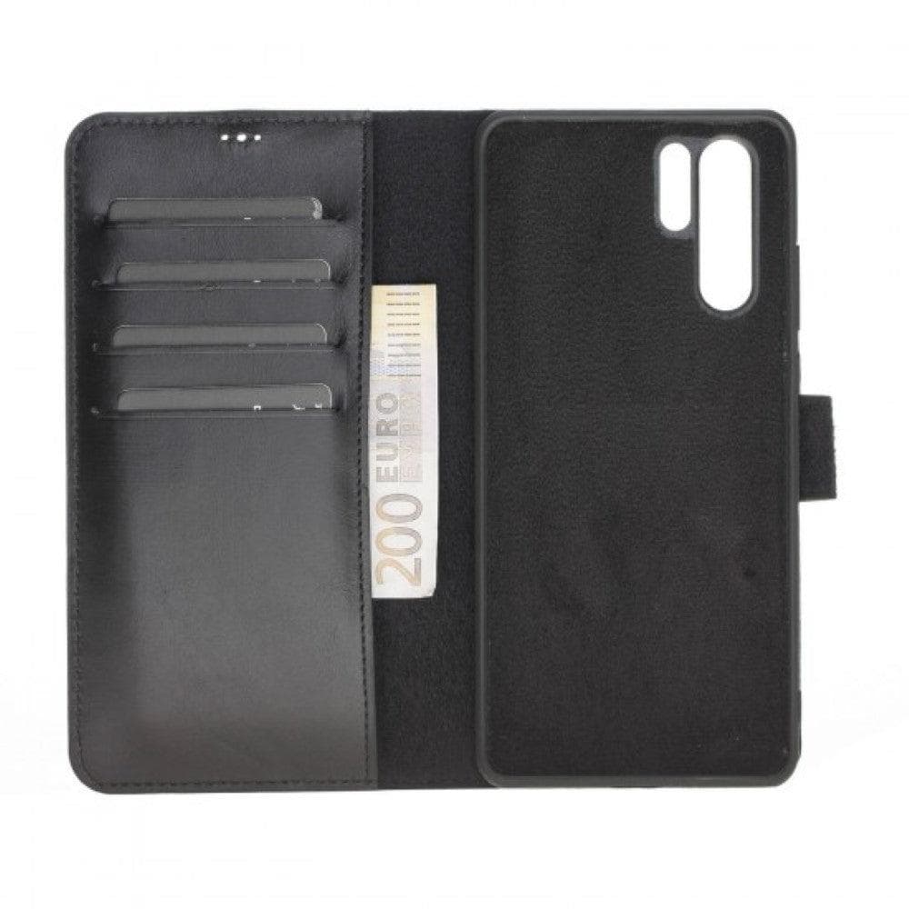 Huawei Mate P30 Detachable Genuine Leather Walet Case