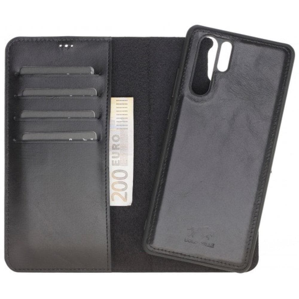 Huawei Mate P30 Detachable Genuine Leather Walet Case