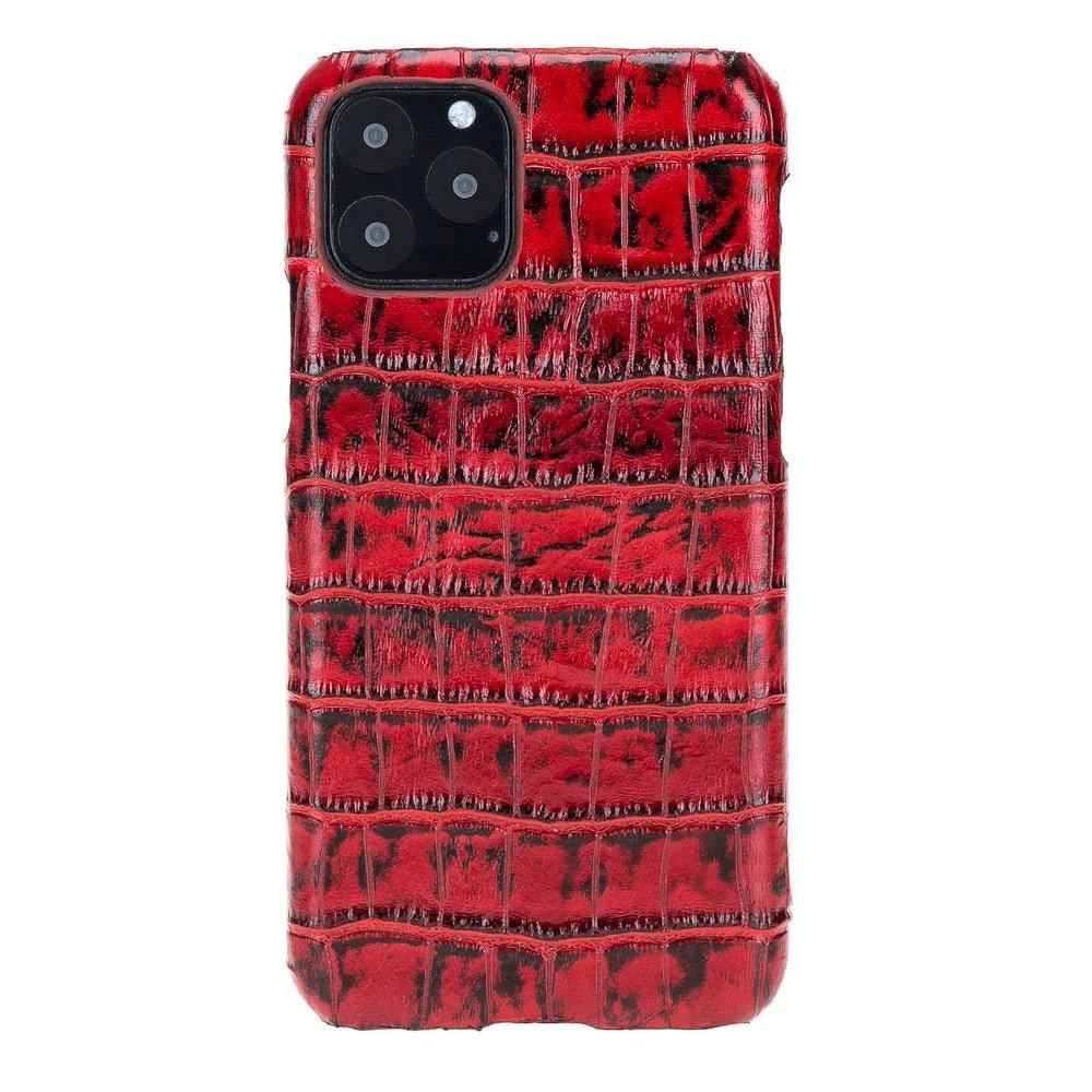 Apple iPhone 11 Series Genuine Leather Ultimate Jacket Back Cover