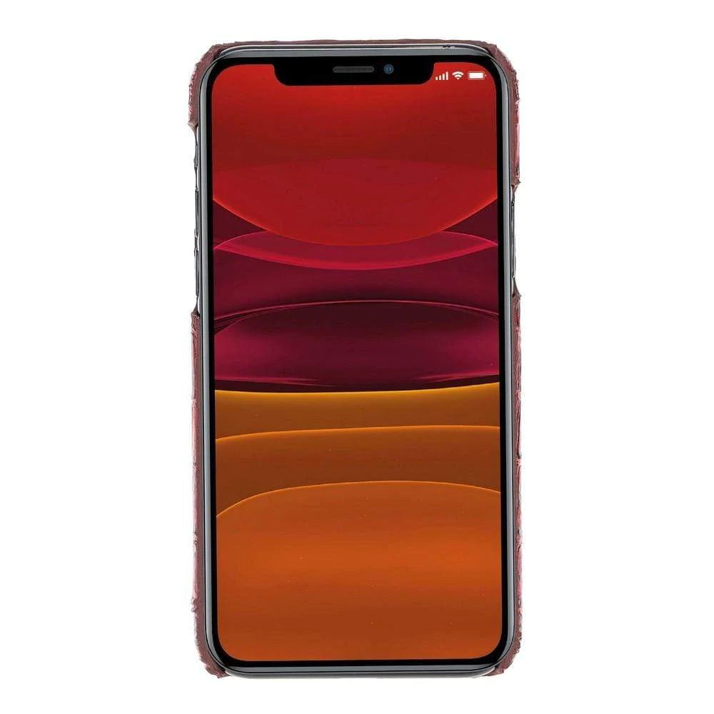 Apple iPhone 11 Series Genuine Leather Ultimate Jacket Back Cover