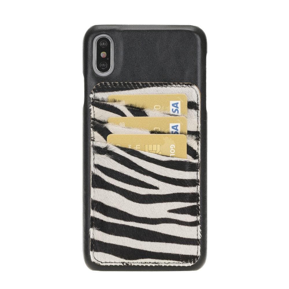 Ultimate Jacket iPhone XS Max Genuine Leather Case with Detachable Card Holder / UJ DE