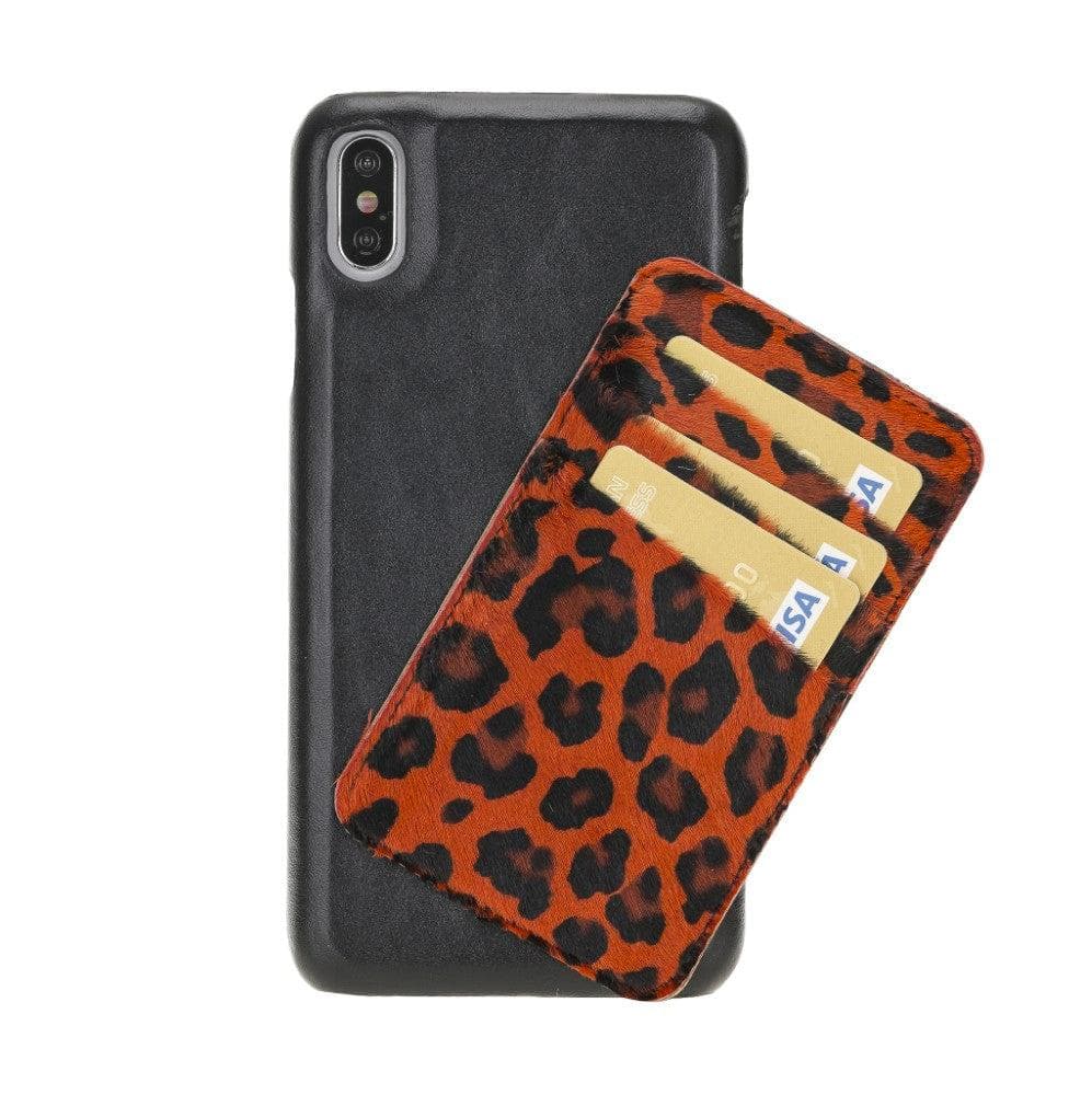 Ultimate Jacket iPhone XS Max Genuine Leather Case with Detachable Card Holder / UJ DE