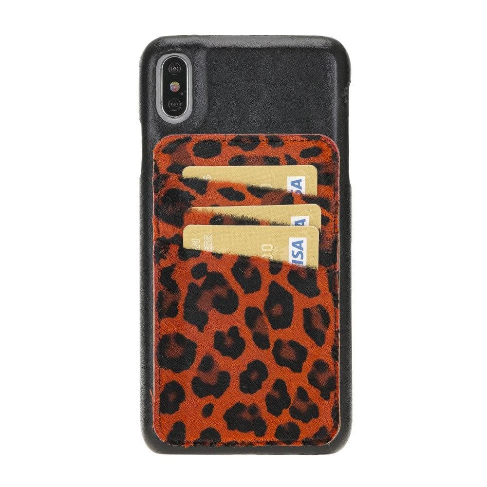 Ultimate Jacket iPhone XS Max Genuine Leather Case with Detachable Card Holder / UJ DE