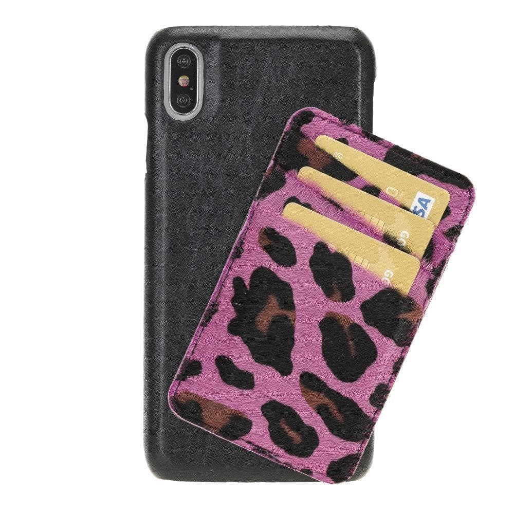 Ultimate Jacket iPhone XS Max Genuine Leather Case with Detachable Card Holder / UJ DE