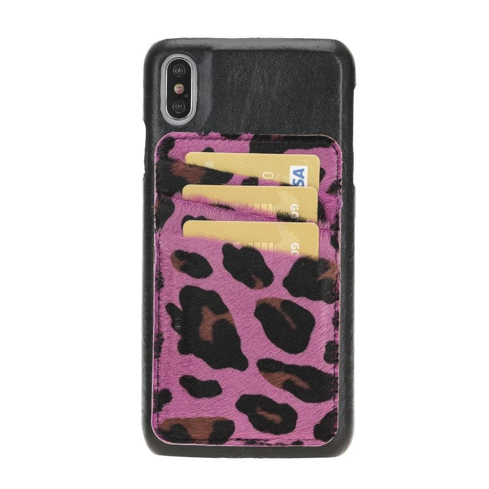 Ultimate Jacket iPhone XS Max Genuine Leather Case with Detachable Card Holder / UJ DE