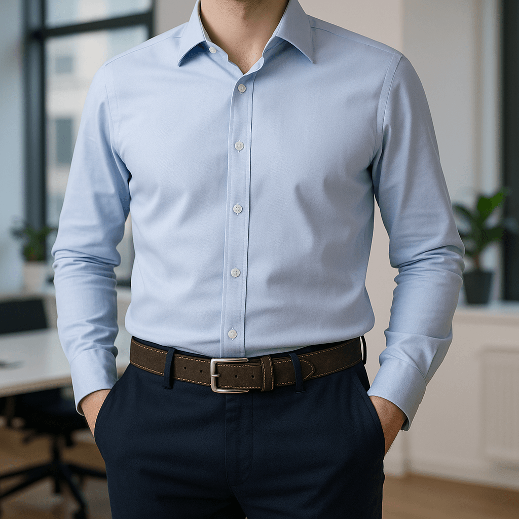 Ceinture en cuir classique urbaine pour homme