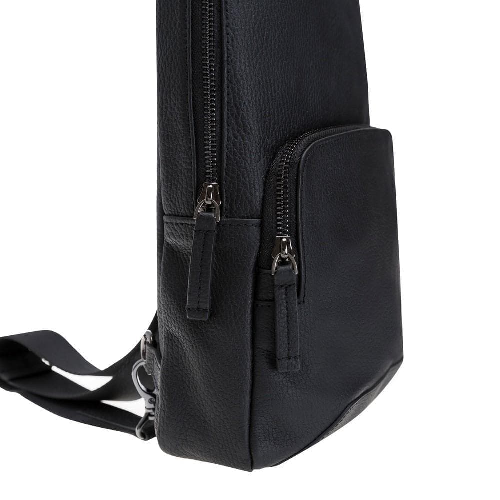 Priene Genuine Leather Crossbody Bag for Women and Men