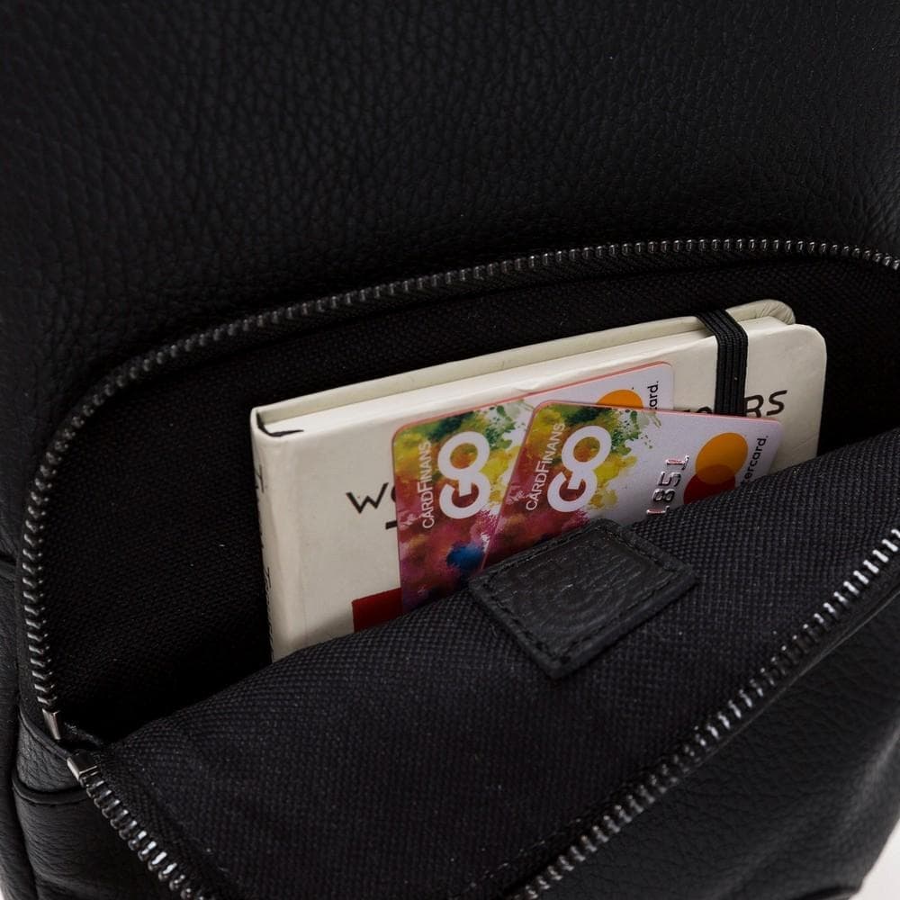 Priene Genuine Leather Crossbody Bag for Women and Men
