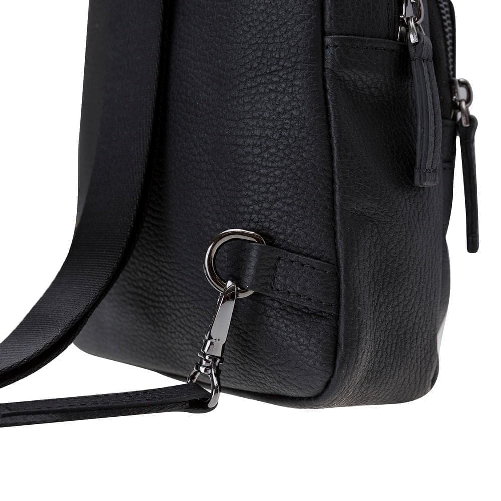 Priene Genuine Leather Crossbody Bag for Women and Men