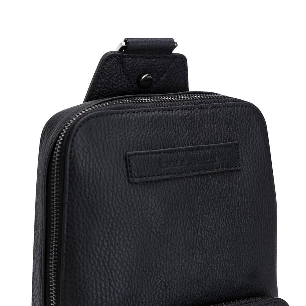 Priene Genuine Leather Crossbody Bag for Women and Men