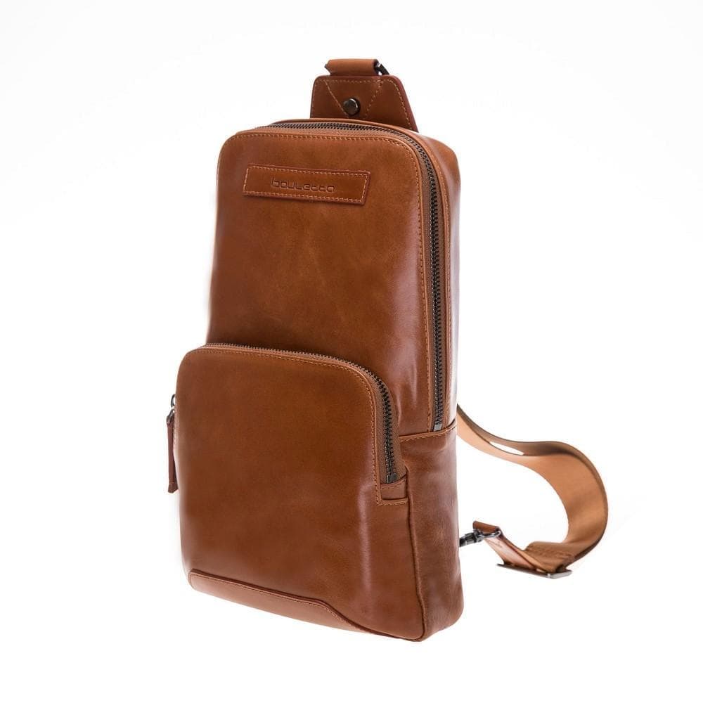 Priene Genuine Leather Crossbody Bag for Women and Men