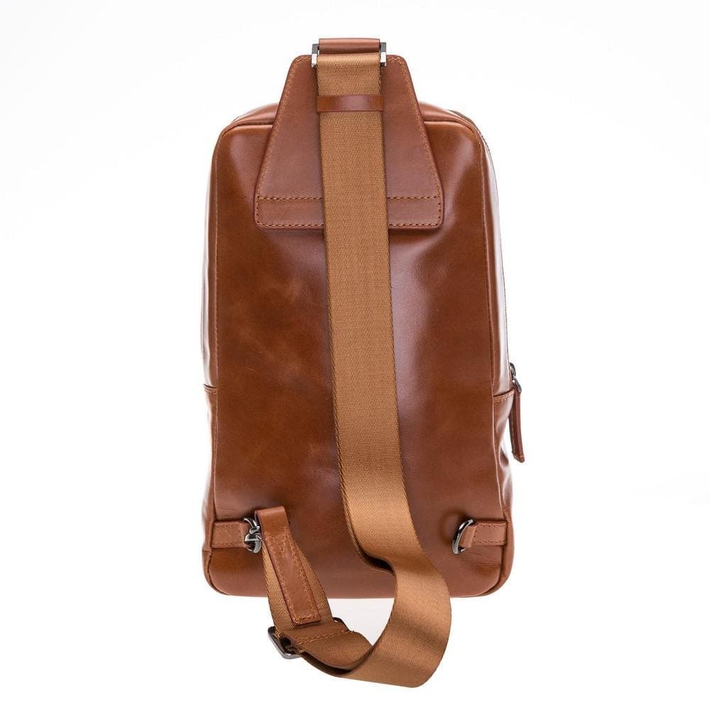 Priene Genuine Leather Crossbody Bag for Women and Men