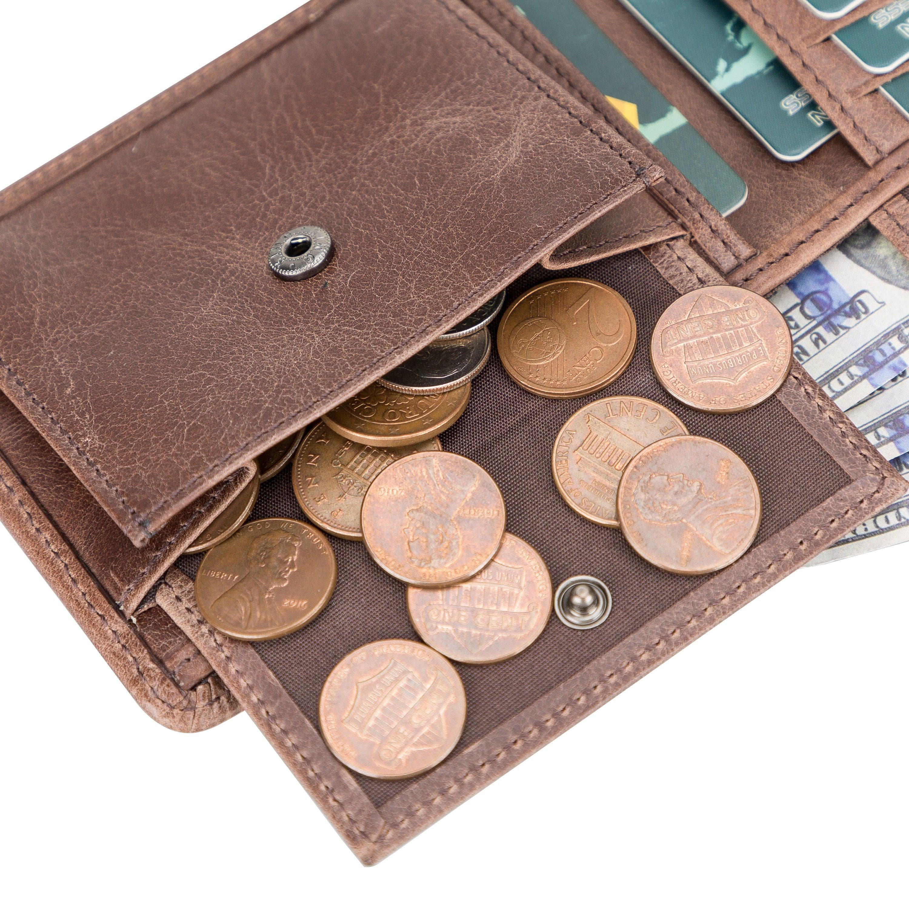 Ben Ledergeldbörse für Herren