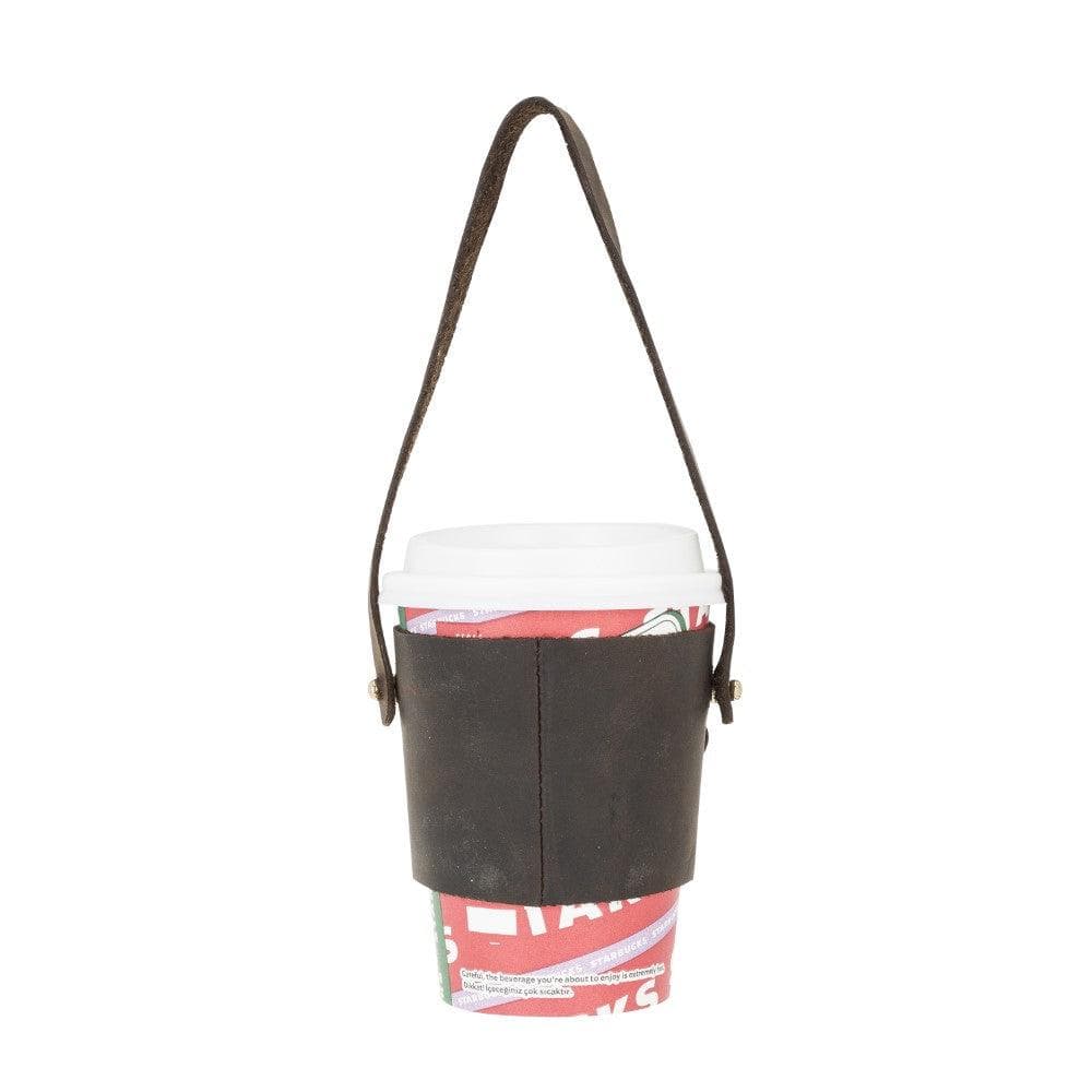Genuine Leather Coffee Cup Case
