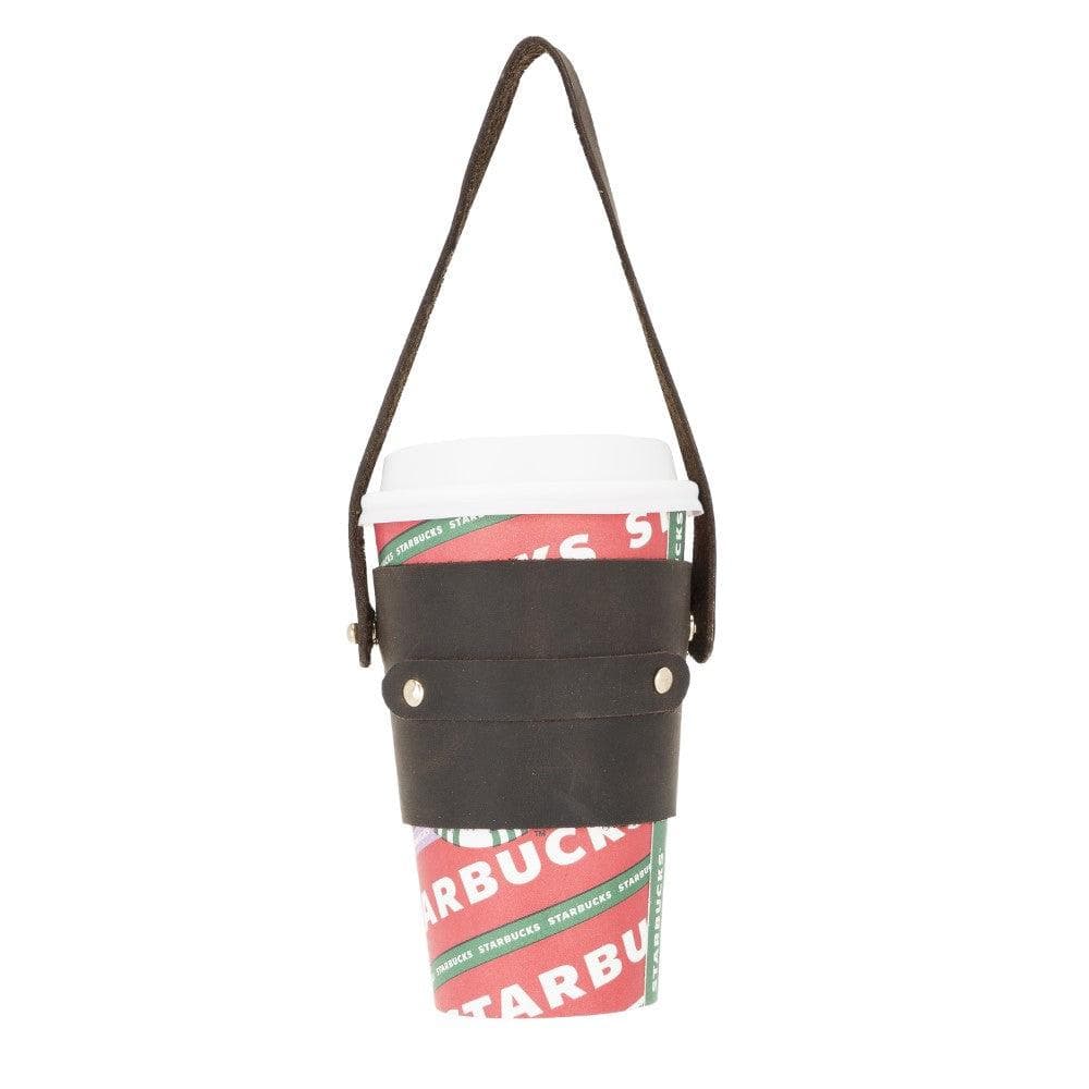 Genuine Leather Coffee Cup Case