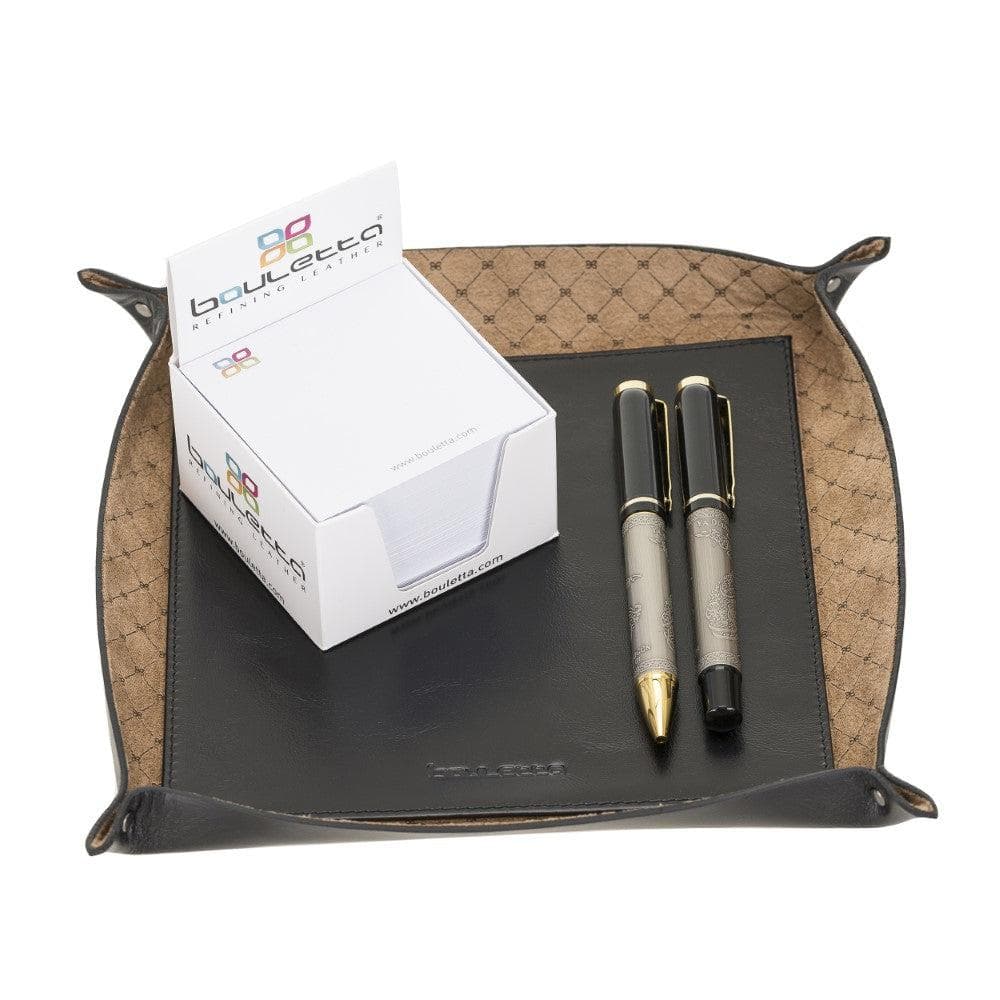 Genuine Leather Desk Organizer