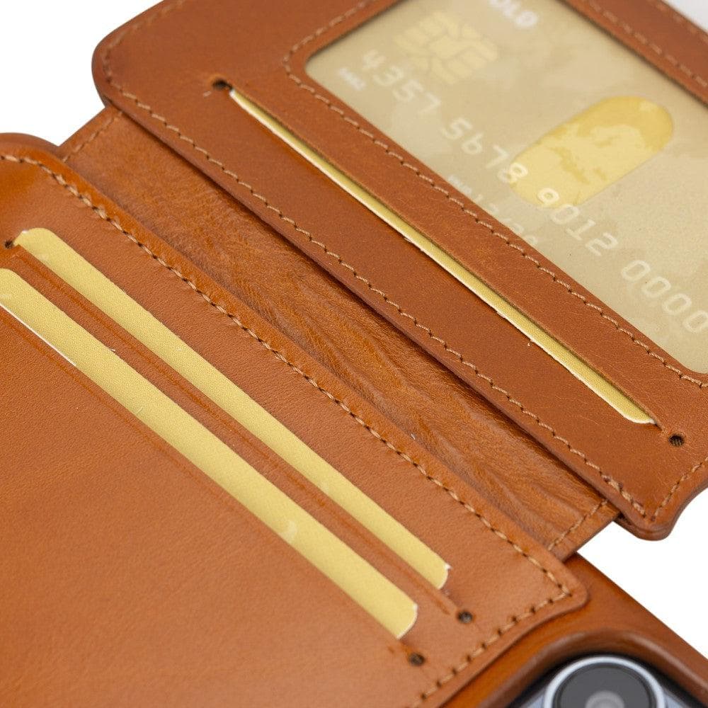 Étui portefeuille en cuir véritable Ultimate Book pour iPhone 14 Pro Max (6,7")