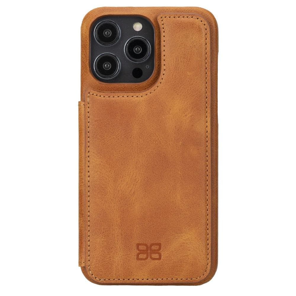 Étui portefeuille en cuir véritable Ultimate Book pour iPhone 14 Pro Max (6,7")